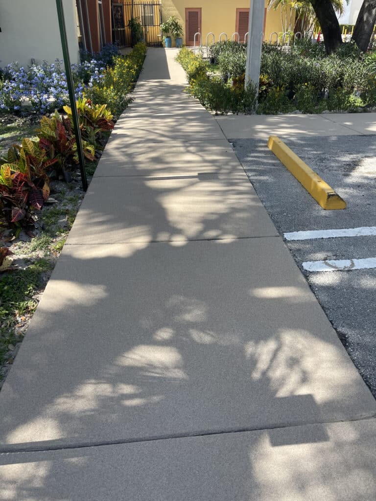 Epoxy Quartz Flooring Installation at Notre Dame Church in Miami